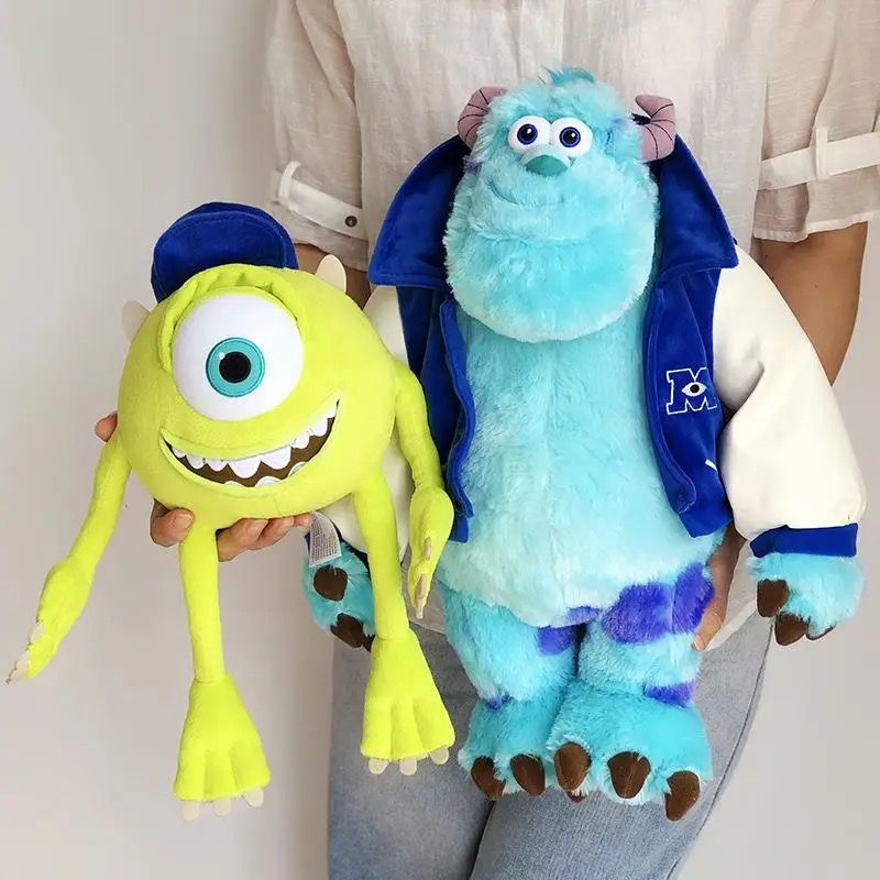 Monstros Universidade SA Disney Brinquedo de pelúcia Sullivan, Mike Wazowski desenhos animados