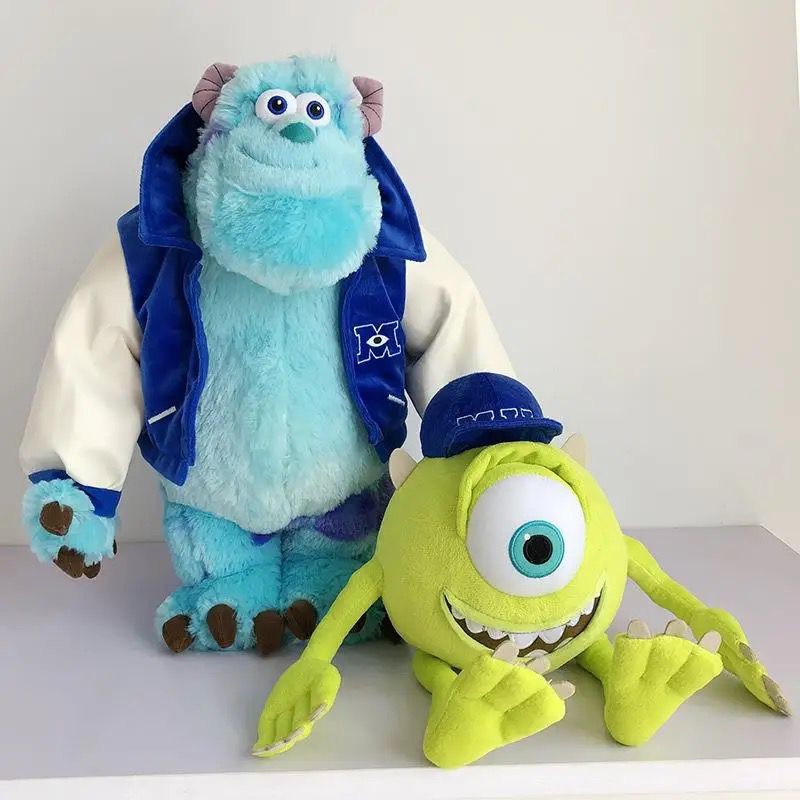 Monstros Universidade SA Disney Brinquedo de pelúcia Sullivan, Mike Wazowski desenhos animados