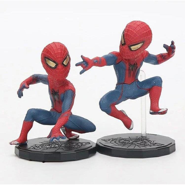 Homem Aranha Miniaturas 4 Peças Marvel Colecionáveis Spider Man