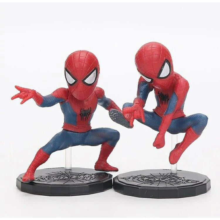 Homem Aranha Miniaturas 4 Peças Marvel Colecionáveis Spider Man