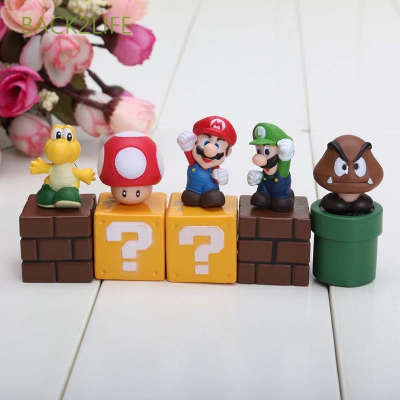 Super Mario Kit Minaturas 5 peças