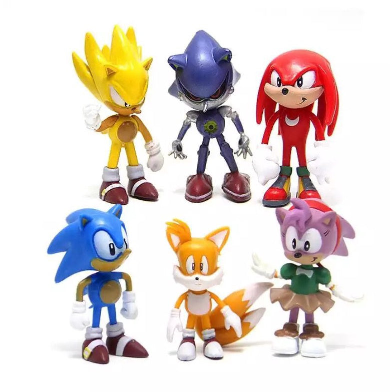 Sonic Figures 6 Miniaturas de Game