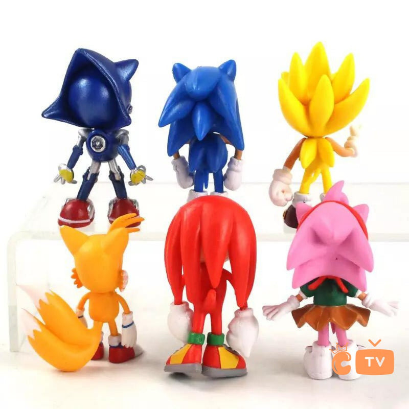 Sonic Figures 6 Miniaturas de Game