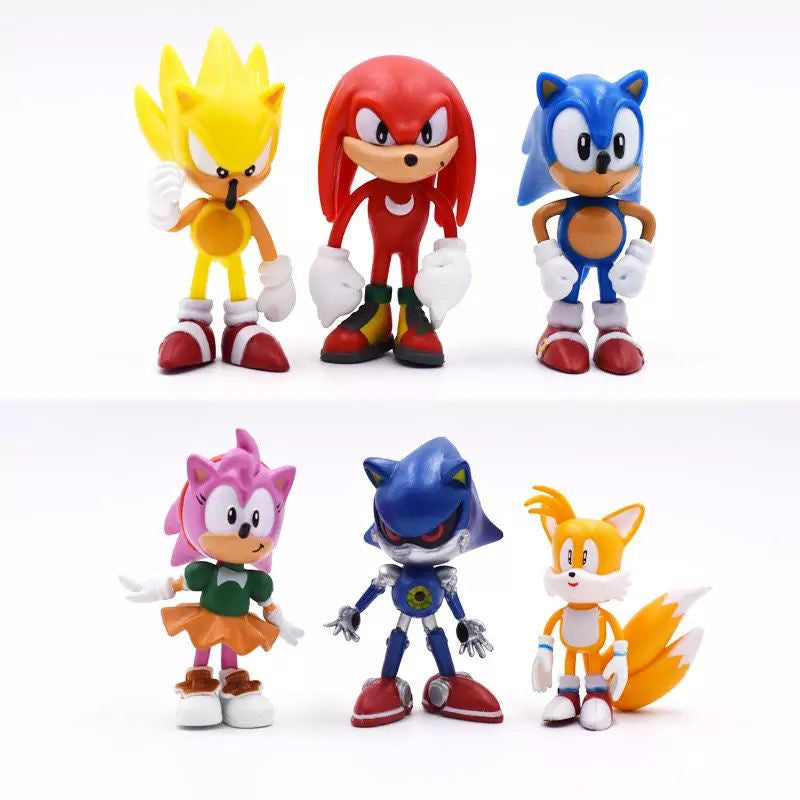 Sonic Figures 6 Miniaturas de Game