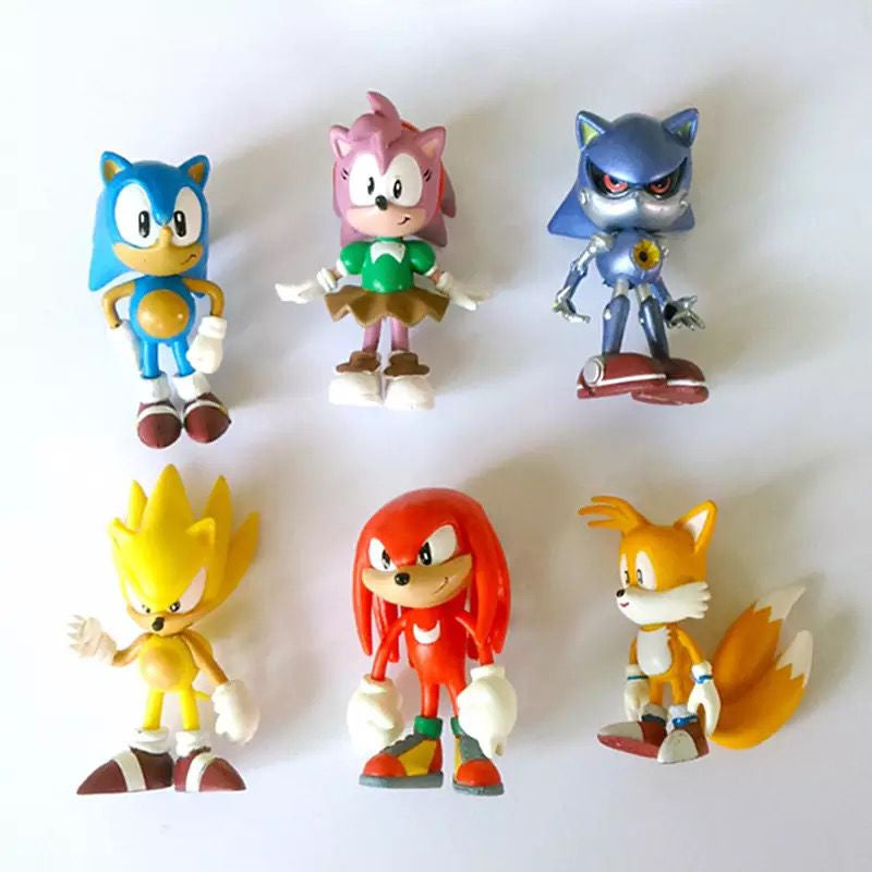 Sonic Figures 6 Miniaturas de Game