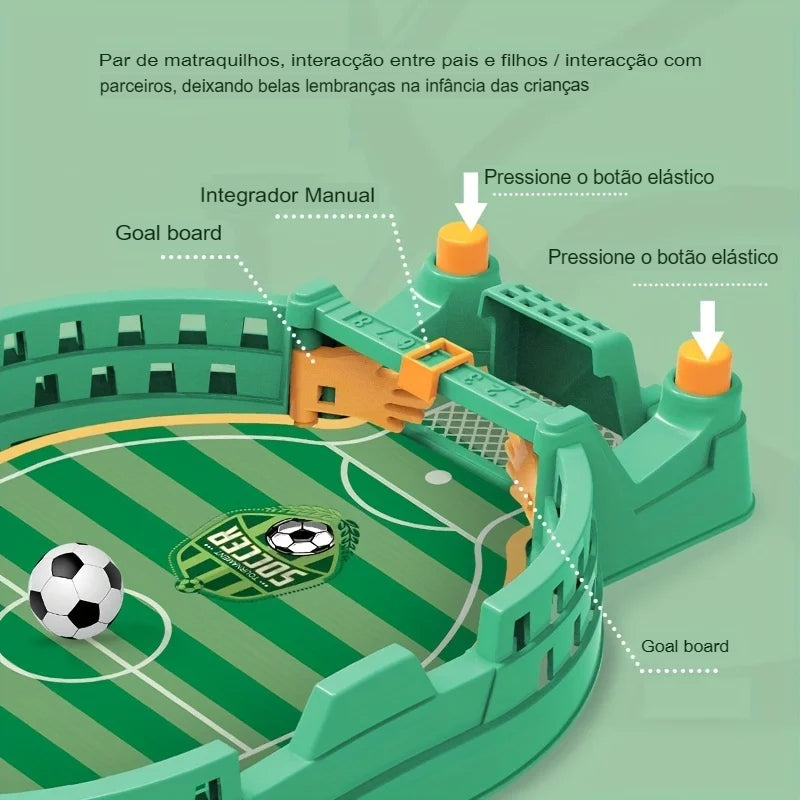 Tabuleiro de futebol Mini Games, Futebol Pinball Jogo crianças Interativo Família