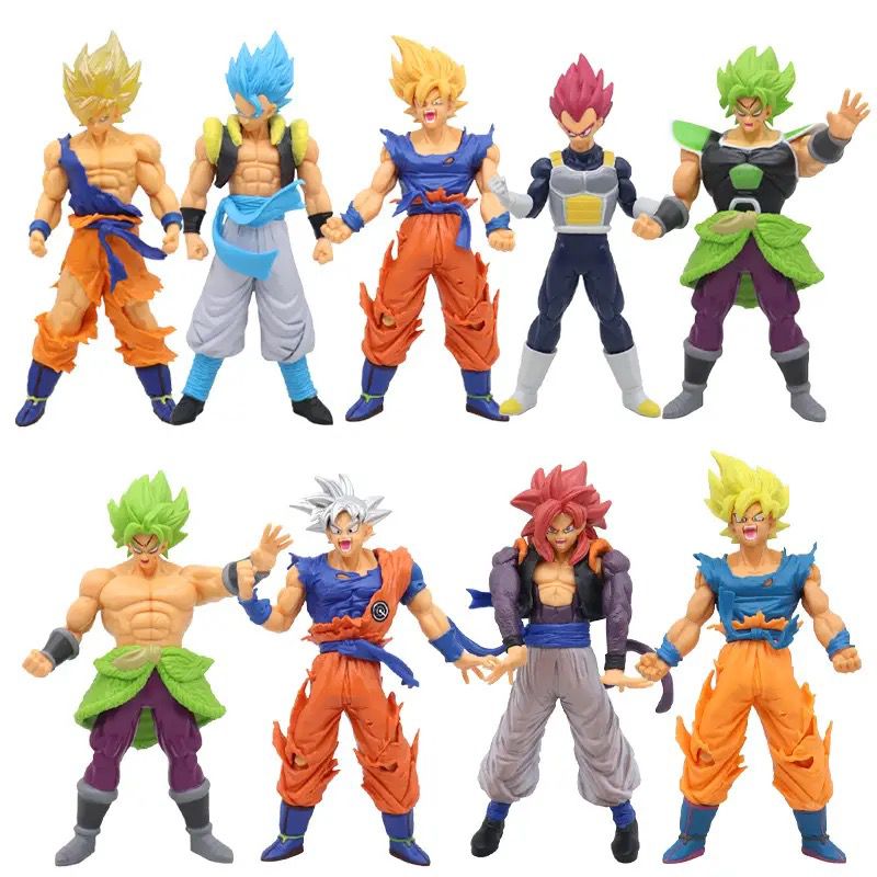 Dragon Ball Z 18 Cm Action Figure Bonecos Goku Gohan Vegeta